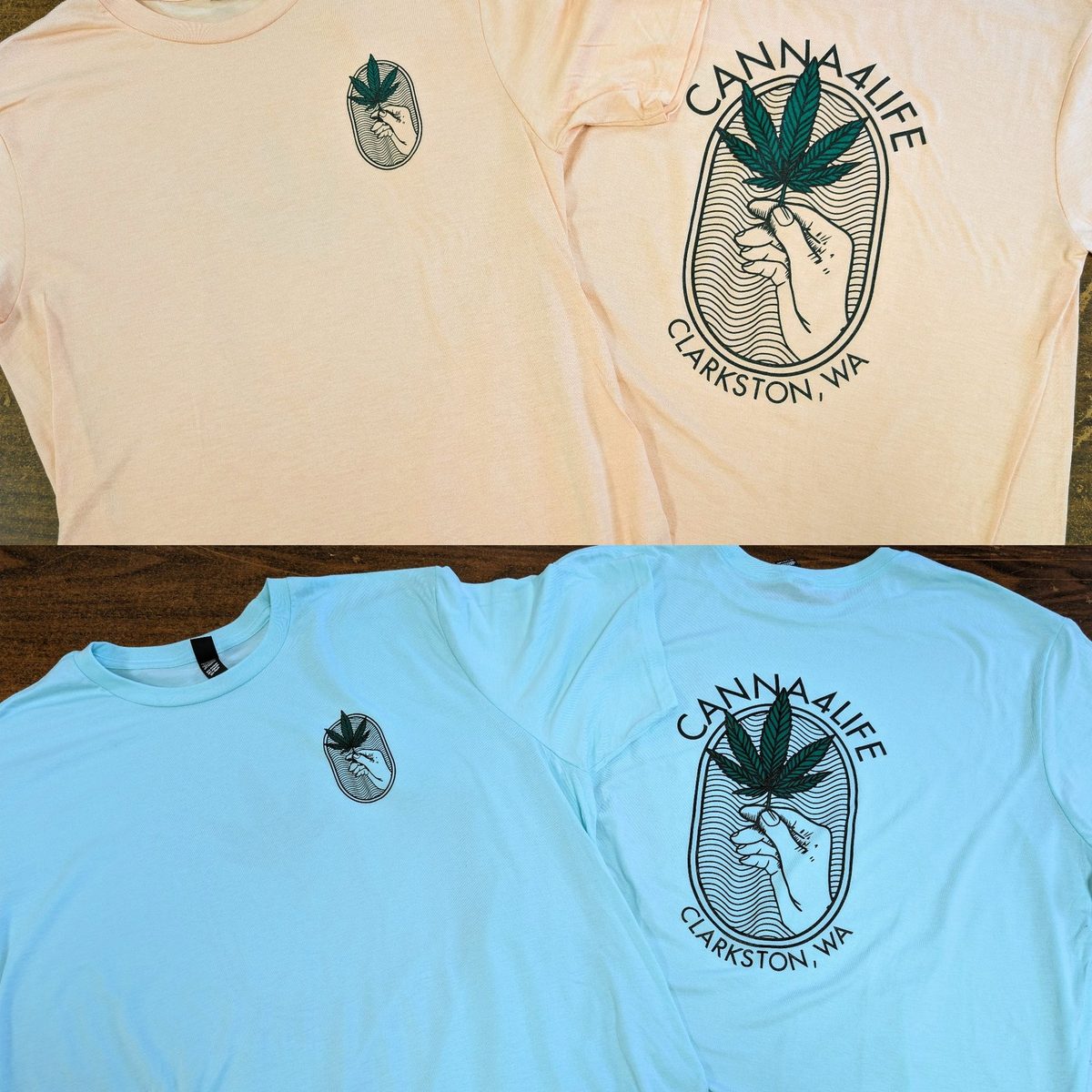 Screen-printed tee