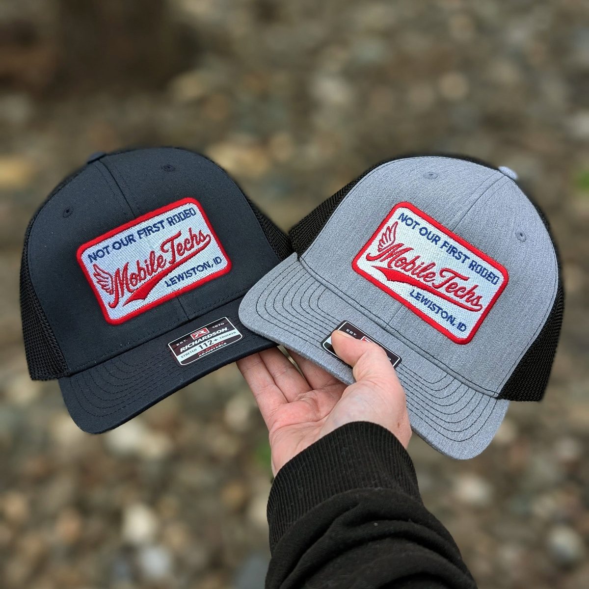Branded hat batch